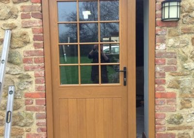 Timber & Glass Front Door