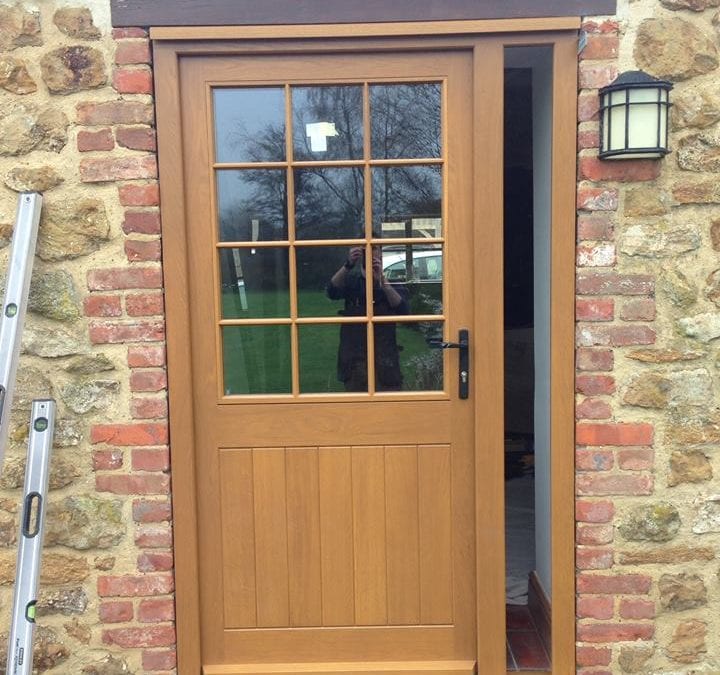 Timber & Glass Front Door