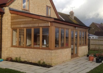 Oak Garden Room Side View