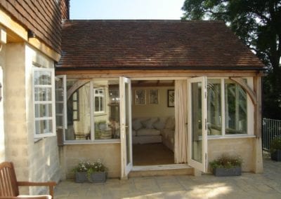 Summerhouse with Oak Windows